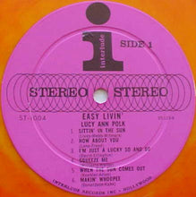 Load image into Gallery viewer, Lucy Ann Polk : Easy Livin' (LP, Album, RE, ora)