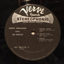 Load image into Gallery viewer, Gerry Mulligan, Ben Webster : Gerry Mulligan Meets Ben Webster (LP, Album)