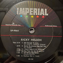 Load image into Gallery viewer, Ricky Nelson (2) : Ricky Sings Again (LP, Album, Mono, Hol)