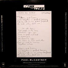 Laden Sie das Bild in den Galerie-Viewer, Paul McCartney : Ebony And Ivory (12", Ter)