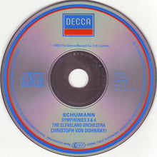 Charger l'image dans la galerie, Schumann*, The Cleveland Orchestra, Christoph von Dohnányi : Symphonies 3 & 4 (CD)