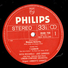 Load image into Gallery viewer, Puccini* ∙ Verdi* ∙ Donizetti*, Katia Ricciarelli ∙ José Carreras, London Symphony Orchestra ∙ Lamberto Gardelli : Love Duets (LP)