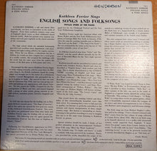 Load image into Gallery viewer, Kathleen Ferrier Accompanied By Phyllis Spurr : Folk Songs: Northumbrian, Elizabethan, And Irish Folk Songs (LP, Album, RE)