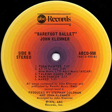 Charger l'image dans la galerie, John Klemmer : Barefoot Ballet (LP, Album, San)