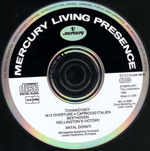 Charger l'image dans la galerie, Pyotr Ilyich Tchaikovsky - Ludwig Van Beethoven - Minneapolis Symphony Orchestra - University Of Minnesota Brass Band - Antal Dorati - London Symphony Orchestra - Deems Taylor : 1812 Festival Overture, Op. 49 - Capriccio Italien - Wellington's Victory (CD, Comp, Club)