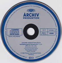 Load image into Gallery viewer, J.S. Bach* - The English Concert, Trevor Pinnock : Brandenburgische Konzerte 1•2•3 = Brandenburg Concertos = Concertos Brandebourgeois (CD, Album)