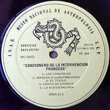 Load image into Gallery viewer, Amparo Ochoa : Cancionero De La Intervención Francesa (LP, Gat)