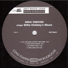 Load image into Gallery viewer, Nina Simone : Sings Billie Holiday's Blues (LP, Album, RE, 180)