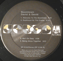 Load image into Gallery viewer, David + David : Boomtown (LP, Album, Car)