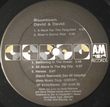 Load image into Gallery viewer, David + David : Boomtown (LP, Album, Car)