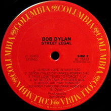 Load image into Gallery viewer, Bob Dylan : Street-Legal (LP, Album, San)