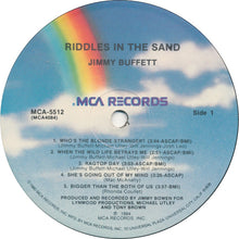 Load image into Gallery viewer, Jimmy Buffett : Riddles In The Sand (LP, Album, Pin)