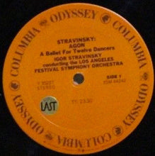Load image into Gallery viewer, Stravinsky* Conducts The Los Angeles Festival Symphony Orchestra : Stravinsky Conducts His Agon And Canticum Sacrum (LP)