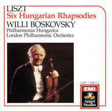 Load image into Gallery viewer, Franz Liszt, Willi Boskovsky, Philharmonia Hungarica, London Philharmonic Orchestra : Six Hungarian Rhapsodies (CD, Comp, RM)