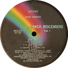 Load image into Gallery viewer, Deodato* : Artistry (LP, Album, Glo)