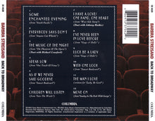 Laden Sie das Bild in den Galerie-Viewer, Barbra* : Back To Broadway (CD, Album, RE)