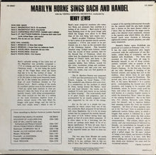 Load image into Gallery viewer, Marilyn Horne / Bach* / Handel* / Henry Lewis : Marilyn Horne Sings Bach And Handel (LP, Album)