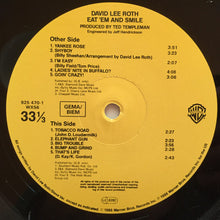 Charger l'image dans la galerie, David Lee Roth : Eat 'Em And Smile (LP, Album)