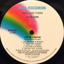 Laden Sie das Bild in den Galerie-Viewer, Elton John : Here And There (LP, Album, Pin)