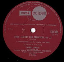 Load image into Gallery viewer, Sibelius*, Danish State Radio Symphony Orchestra*, Thomas Jensen : Four Legends For Orchestra (LP, RE, RM)