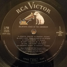 Load image into Gallery viewer, Belafonte* : Belafonte Sings Of The Caribbean (LP, Mono, Ind)