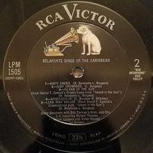 Load image into Gallery viewer, Belafonte* : Belafonte Sings Of The Caribbean (LP, Mono, Ind)
