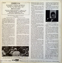 Charger l'image dans la galerie, Budapest String Quartet : Mozart: Quintet For Clarinet And Strings In A Major/Eine Kleine Nachtmusik (LP, RE, RP)