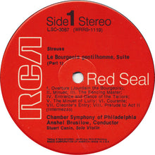 Load image into Gallery viewer, Strauss*, Wolf*, Chamber Symphony Of Philadelphia, Anshel Brusilow : Le Bourgeois Gentilhomme / Italian Serenade (LP)