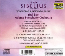 Load image into Gallery viewer, Jean Sibelius, Atlanta Symphony Orchestra, Yoel Levi : Jean Sibelius Tone Poems & Incidental Music (CD, Comp)