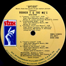 Load image into Gallery viewer, Booker T. And The M.G.'s* : Up Tight (Music From The Score Of The Motion Picture) (LP, Album, Ter)
