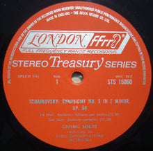 Load image into Gallery viewer, Tchaikovsky* - Georg Solti Conducting The Paris Conservatoire Orchestra* : Symphony No. 5 In E Minor Opus 64 (LP, Album, RE, RP)