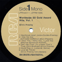 Laden Sie das Bild in den Galerie-Viewer, Elvis* : Worldwide 50 Gold Award Hits, Vol. 1 (4xLP, Comp, Mono, RE, NAM + Box)