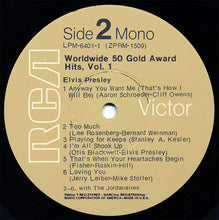 Laden Sie das Bild in den Galerie-Viewer, Elvis* : Worldwide 50 Gold Award Hits, Vol. 1 (4xLP, Comp, Mono, RE, NAM + Box)