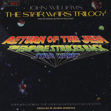 Laden Sie das Bild in den Galerie-Viewer, John Williams (4), Varujan Kojian, The Utah Symphony Orchestra* : The Star Wars Trilogy (LP, Album, RE)