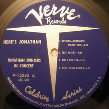 Load image into Gallery viewer, Jonathan Winters : Here's Jonathan (LP, Album, Mono)