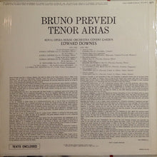 Load image into Gallery viewer, Bruno Prevedi, Royal Opera House Orchestra Covent Garden*, Edward Downes : Tenor Arias (LP, Mono)