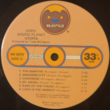 Laden Sie das Bild in den Galerie-Viewer, Utopia (5) : Oops! Wrong Planet (LP, Album, JW )