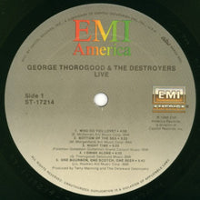 Load image into Gallery viewer, George Thorogood & The Destroyers : Live (LP, Album, Spe)
