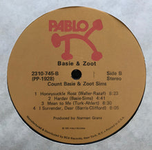Load image into Gallery viewer, Basie* & Zoot* : Basie & Zoot (LP, Album, Ind)