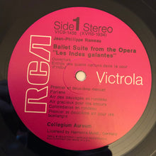 Load image into Gallery viewer, Collegium Aureum : Jean-Philippe Rameau Ballet Suite from the Opera LES INDES GALANTES (LP, Album)