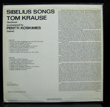 Load image into Gallery viewer, Sibelius*, Tom Krause, Pentti Koskimies : Songs (LP, Album)