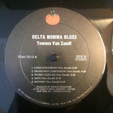 Load image into Gallery viewer, Townes Van Zandt : Delta Momma Blues (LP, Album, RE)
