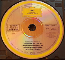 Load image into Gallery viewer, Brahms*, Berliner Philharmoniker, Herbert von Karajan : Symphonie No. 3 • Tragische Ouvertüre = Tragic Overture (CD, Comp)