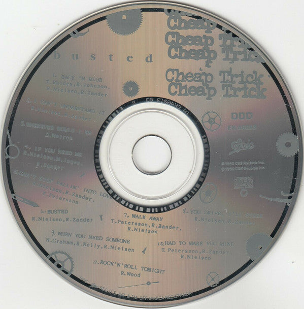 Cheap Trick Busted 直筆サイン入りCD Buy Cheap Trick : Busted (CD, Album) Online for a great price