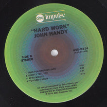 Load image into Gallery viewer, John Handy : Hard Work (LP, Album, Ter)