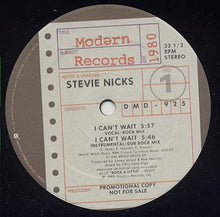Laden Sie das Bild in den Galerie-Viewer, Stevie Nicks : I Can't Wait (12", Promo)