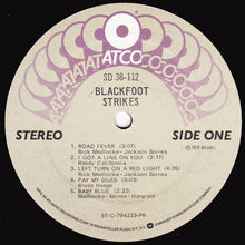 Load image into Gallery viewer, Blackfoot (3) : Strikes (LP, Album, PR )