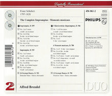 Load image into Gallery viewer, Schubert* - Alfred Brendel : The Complete Impromptus - Moments Musicaux (2xCD, Comp, RE, RM)