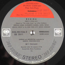 Load image into Gallery viewer, Marc Blitzstein, Brenda Lewis, Elisabeth Carron, Carol Brice, Joshua Hecht, New York City Opera Orchestra, New York City Opera Chorus, Samuel Krachmalnick : Regina (3xLP, Album + Box)