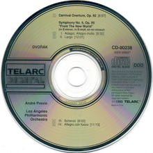 Load image into Gallery viewer, Dvořák* - André Previn, Los Angeles Philharmonic Orchestra : Symphony No. 9 In E Minor, Op. 95 «From The New World» · Carnival Overture, Op. 92 (CD)